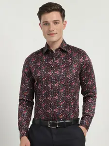 Allen Solly Sport Men Slim Fit Floral Opaque Printed Formal Shirt