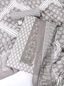 Meena Bazaar Printed Unstitched Dress Material