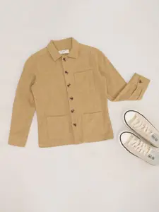 Pantaloons Junior Boys Geometric Tailored Jacket with Embroidered