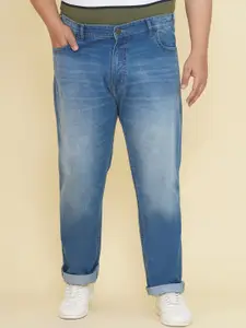 John Pride Plus Size Men Mid-Rise Stretchable Jeans