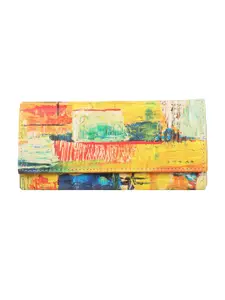 ShopMantra Women Abstract Printed Three Fold Wallet