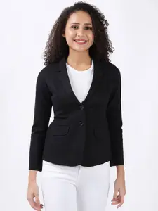 Bonnaty Notched Lapel Single-Breasted Blazer