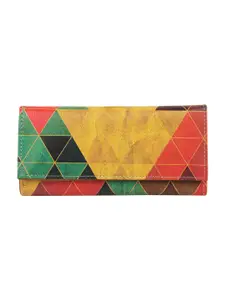 ShopMantra Women Geometric Printed Zip Detail Three Fold Wallet
