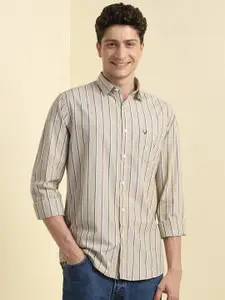 Allen Solly Men Slim Fit Opaque Striped Casual Shirt