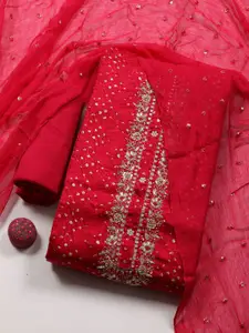 Meena Bazaar Printed Unstitched Dress Material