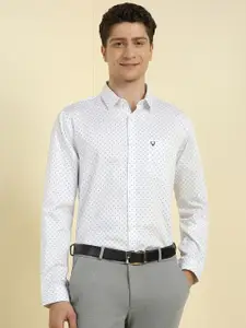 Allen Solly Men Slim Fit Opaque Printed Formal Shirt