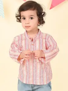 Fabindia Boys Printed Flared Sleeves Kurta