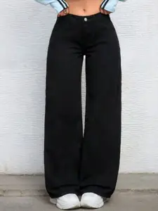 BAESD Women Comfort Wide Leg Stretchable Jeans