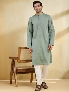 Fabindia Men Thread Work Kurta