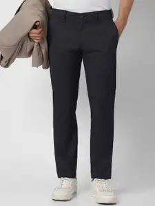 Van Heusen Men Printed Slim Fit Trousers