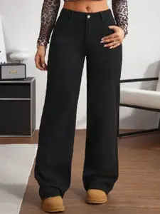 BAESD Women Comfort Wide Leg Stretchable Jeans