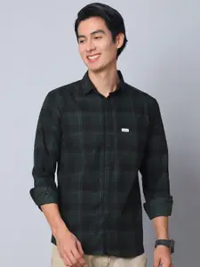 Majestic Man Men Comfort Slim Fit Opaque Checked Casual Shirt