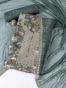 Meena Bazaar Printed Unstitched Dress Material