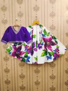 BAESD Girls Embellished Ready to Wear Lehenga &