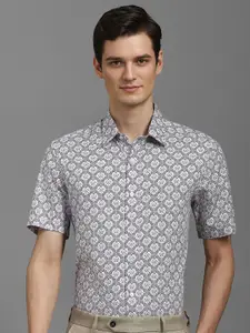 Louis Philippe Men Printed Formal Shirt