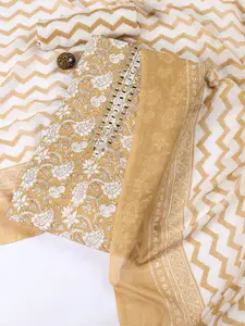 Meena Bazaar Printed Unstitched Dress Material