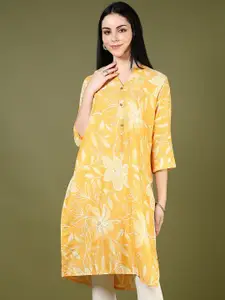 V-Mart Women Geometric Printed Mirror Work Kurta