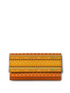 ShopMantra Women Geometric Printed Three Fold Wallet with SIM Card Holder