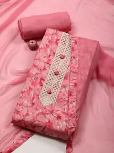 Meena Bazaar Printed Unstitched Dress Material