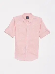 Allen Solly Junior Boys Slim Fit Printed Casual Shirt