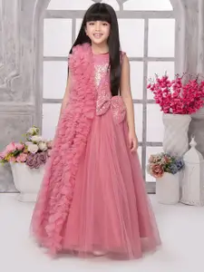 Tiny Kingdom Floral Embellished Gown Maxi Dress