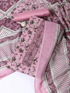 Meena Bazaar Printed Unstitched Dress Material