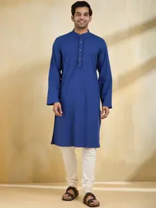 Fabindia Men Thread Work Kurta