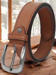 Metronaut Men Textured Leather Formal Belt