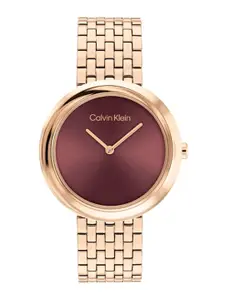 Calvin Klein Women Dial & Stainless Steel Straps Analogue Watch 25100067