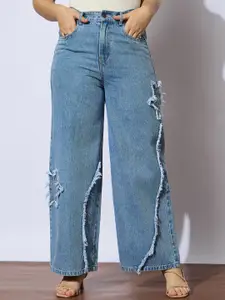 Noh.Voh - SASSAFRAS Kids Girls Mildly Distressed Light Fade Acid Wash Jeans