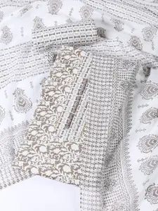 Meena Bazaar Printed Unstitched Dress Material