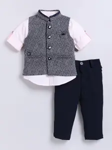 LITTLE COLLARS Boys Shirt with Trousers