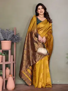 DIKONA DESIGNER Woven Design Zari Pure Silk Banarasi Saree
