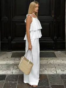 MIAKEE Sleeveless Top With Trouser Co-Ords