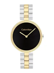 Calvin Klein Women Dial & Stainless Steel Bracelet Style Straps Analogue Watch 25100012