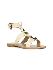 Saint G Women Open Toe Flats with Buckles