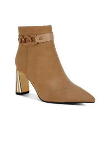 London Rag Women Chain Belt Detail Ankle Boots