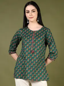 V-Mart Floral Printed Pure Cotton Kurti