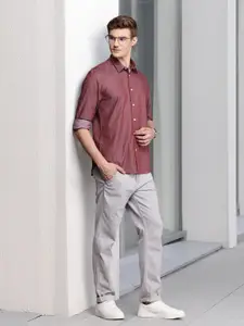 Nautica Men Premium Slim Fit Pure Cotton Casual Shirt