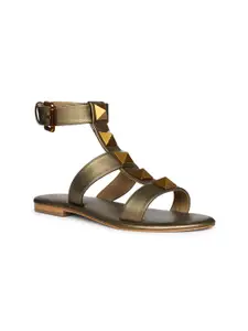 Saint G Women Open Toe Flats with Buckles