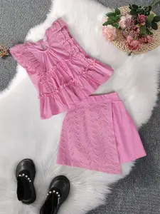 pspeaches Girls Top with Shorts