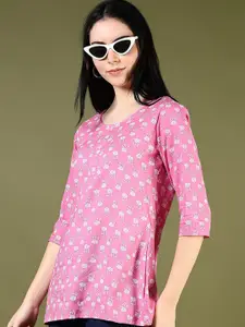 V-Mart Floral Printed Kurti