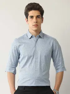 Arrow Men Slim Fit Opaque Printed Formal Shirt