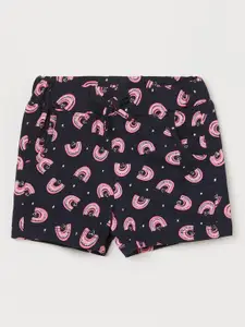 Juniors by Lifestyle Girls Floral Printed Shorts