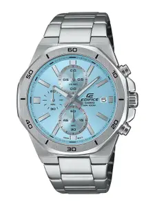 CASIO Men Dial & Stainless Steel Cuff Straps Analogue Watch ED636