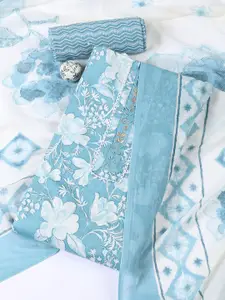 Meena Bazaar Printed Unstitched Dress Material