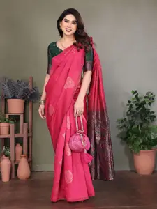 DIKONA DESIGNER Woven Design Zari Pure Silk Banarasi Saree