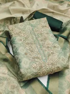 KIMISHA Embellished Unstitched Dress Material