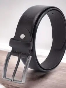 Metronaut Men Textured Leather Formal Belt