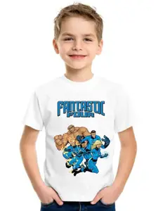 SHUBHAM DESIGNER GALLERY Boys Typography Printed T-shirt